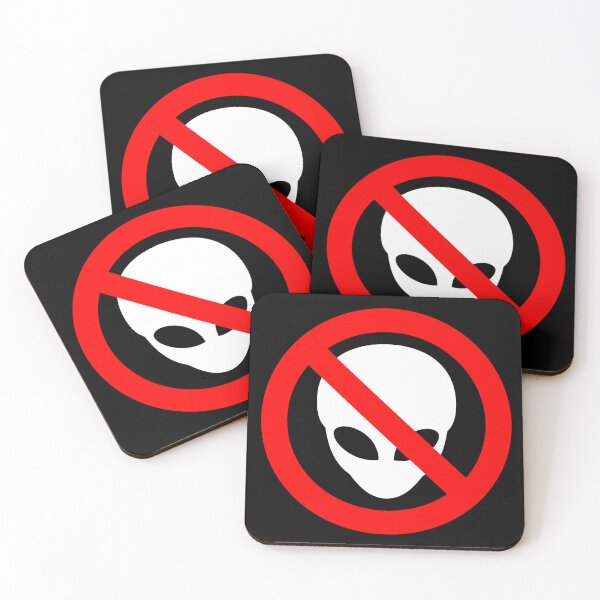 Item preview, Grey Aliens Prohibited Sign designed and sold by Alien Invasion.