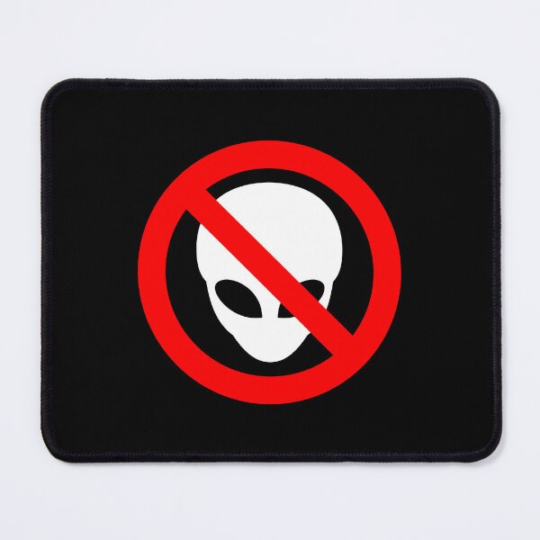 Item preview, Grey Aliens Prohibited Sign designed and sold by Alien Invasion.
