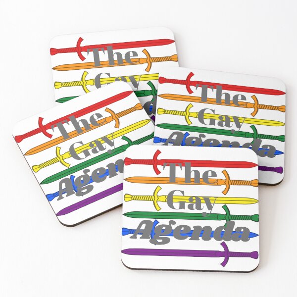 Item preview, “The Gay Agenda” – Swords of Pride designed and sold by PUNPUNDESIGN.