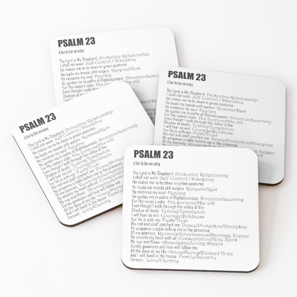 Item preview, Psalm 23 Line By Line Meaning  designed and sold by teenugs.
