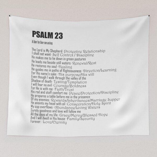 Item preview, Psalm 23 Line By Line Meaning  designed and sold by teenugs.