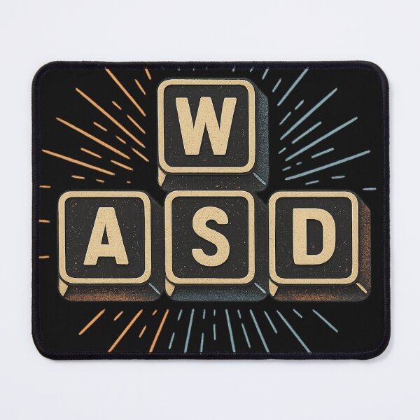 Item preview, WASD – Gamer Life Navigation Keys designed and sold by NullandPrinted.
