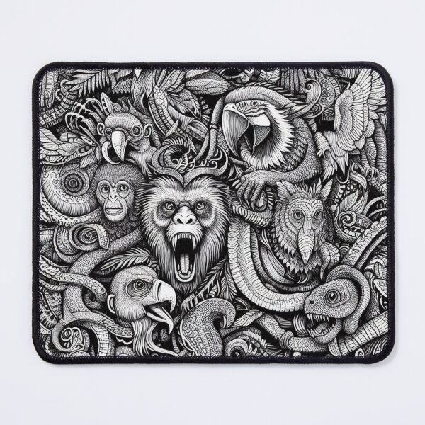 Item preview, PsyJungle Beasts Aestetic, Trendy,Reloaded, Viral Drop 2025 designed and sold by Imaginarium of Chaos falcon88 .
