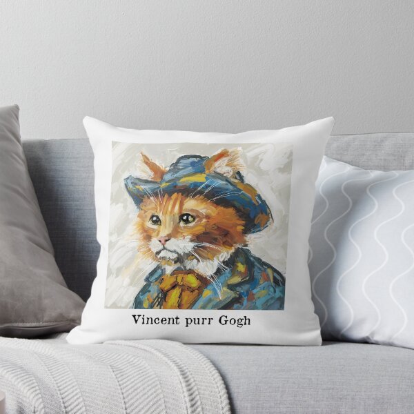 Item preview, Vincent purr Gogh designed and sold by TraceyMackieArt.