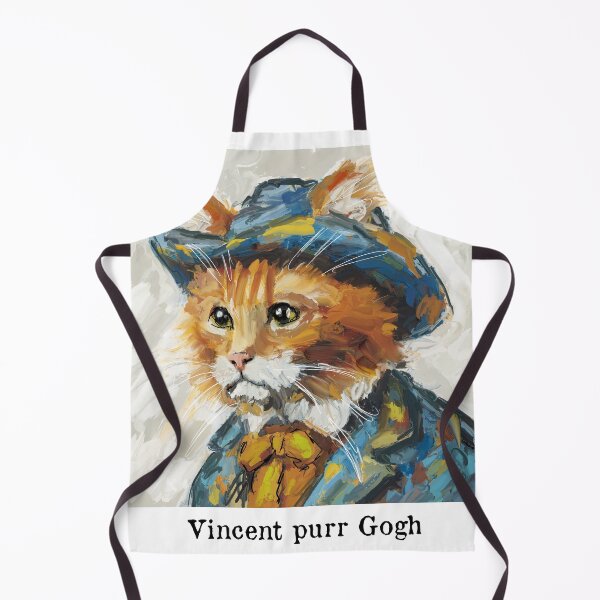 Item preview, Vincent purr Gogh designed and sold by TraceyMackieArt.