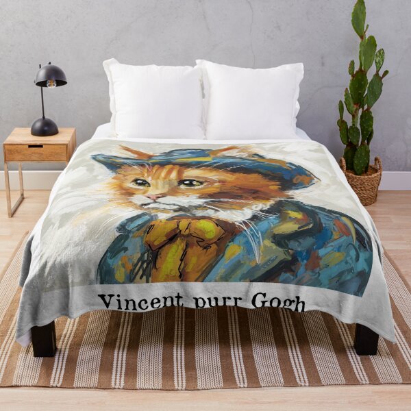 Item preview, Vincent purr Gogh designed and sold by TraceyMackieArt.