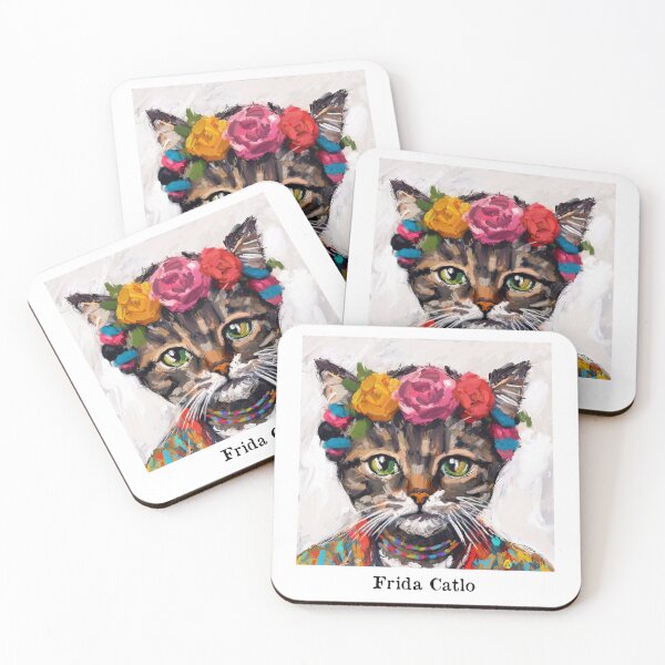Item preview, Frida Catlo  designed and sold by TraceyMackieArt.