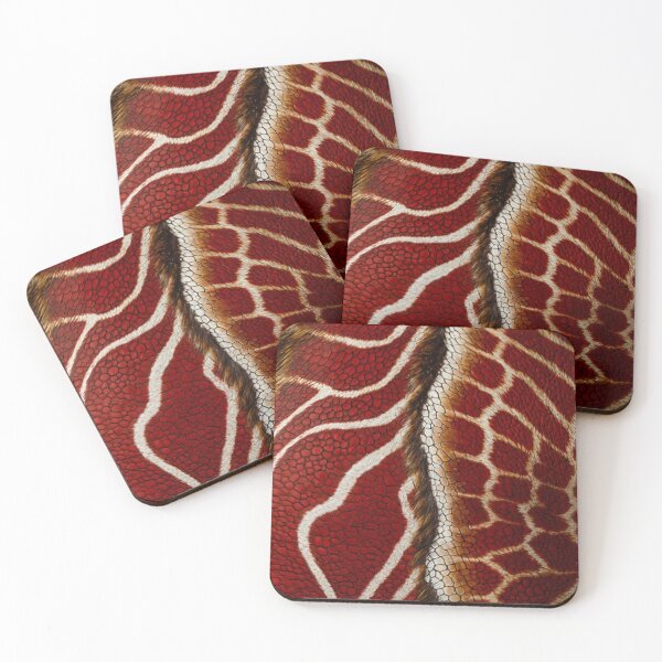 Item preview, red zebra skin texture designed and sold by FashionCatwalk.