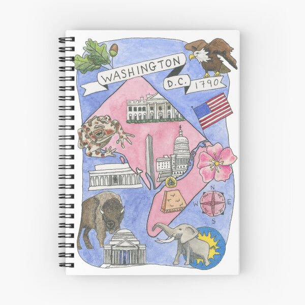 Item preview, Map of Washington D.C. - State Map designed and sold by Platinumfrog.