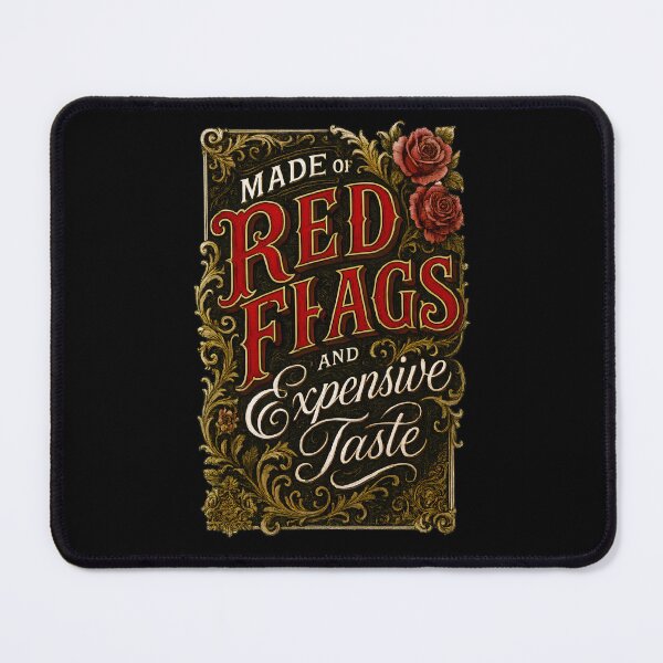 Item preview, Made of Red Flags & Expensive Taste – Sassy AF Statement designed and sold by Shoot-The-Moon.