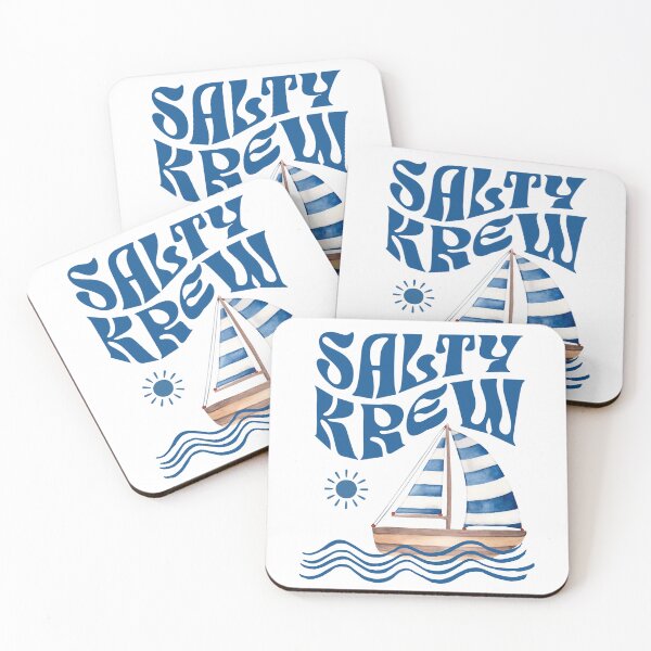 Item preview, Unisex Salty Krew Nautical Sailboat Retro Ocean Vibes  designed and sold by MTJ-Mushrooms.
