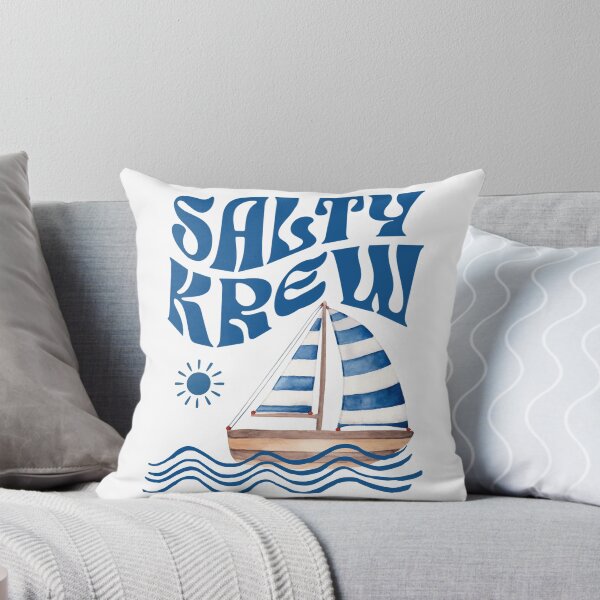 Item preview, Unisex Salty Krew Nautical Sailboat Retro Ocean Vibes  designed and sold by MTJ-Mushrooms.
