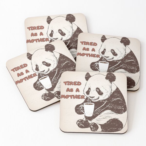 Item preview, Panda Tired as a Mother designed and sold by TestudoDesign.