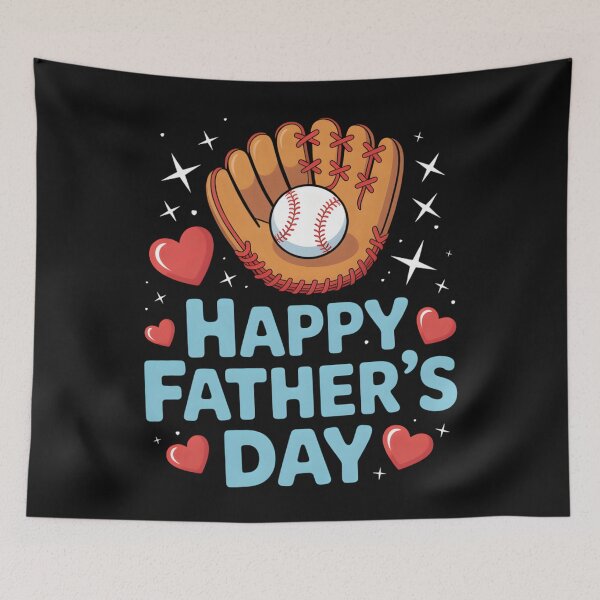 Item preview, Happy Fathers Day Baseball Toddler Heart Kids Boys Girls Dad designed and sold by clothesy7.