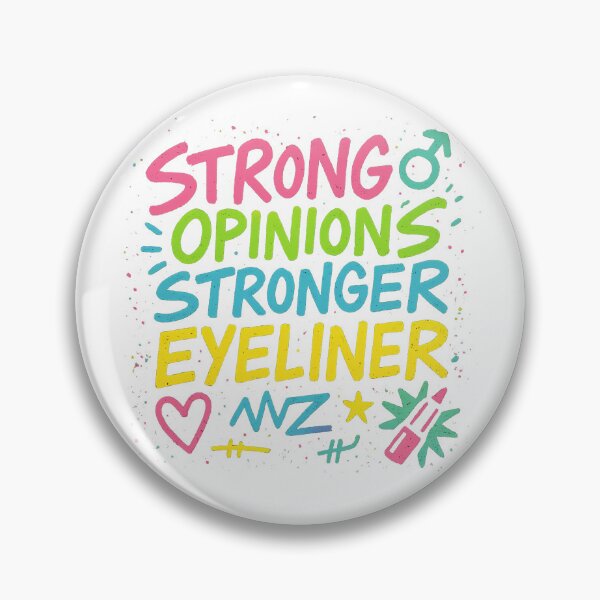 Artikelvorschau, Starke Meinungen Stärkerer Eyeliner – Neon Pride Art entworfen und verkauft von Haus Of Sin.