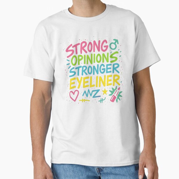Aperçu de l'œuvre Eyeliner Stronger Opinions – Neon Pride Art créée et vendue par Haus Of Sin.