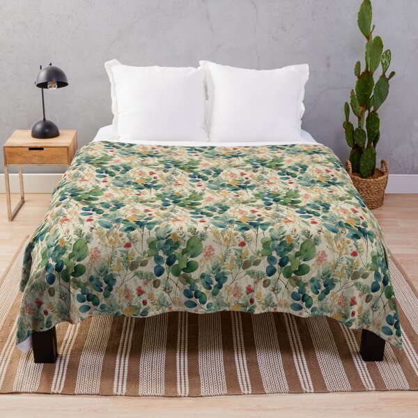 Item preview, Eucalyptus Floral Pattern designed and sold by Designbes.