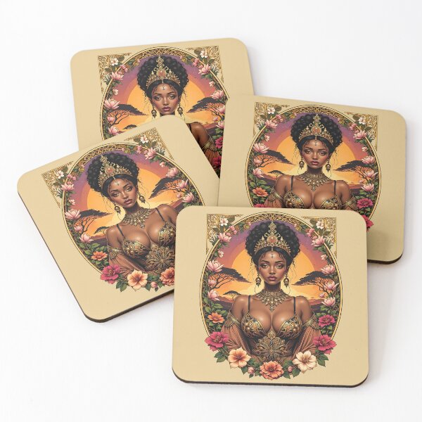 Item preview, Heritage Pride Juneteenth African Queen Portrait designed and sold by BorgSpareParts.