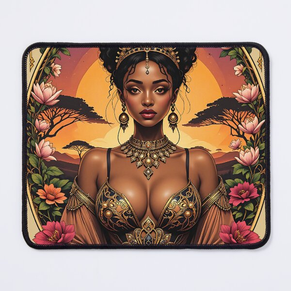 Item preview, Heritage Pride Juneteenth African Queen Portrait designed and sold by BorgSpareParts.