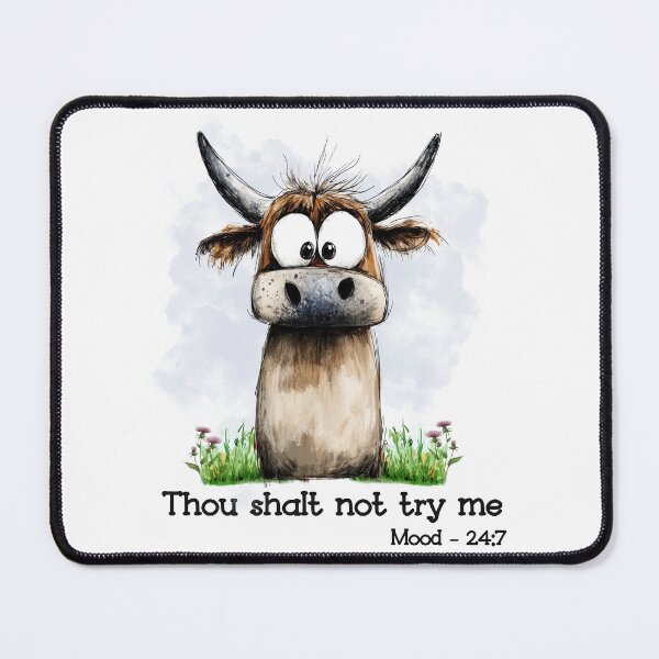 Item preview, Daft Coo - Thou Shalt Not Try Me designed and sold by TotesUnique.