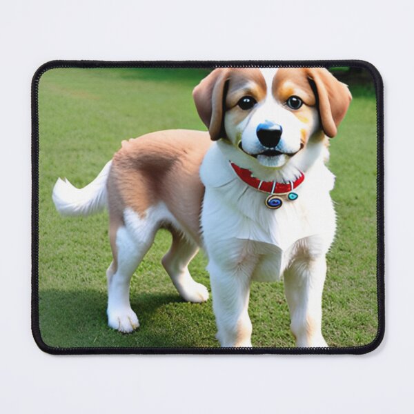 Item preview, White and brown dog designed and sold by RAISC.