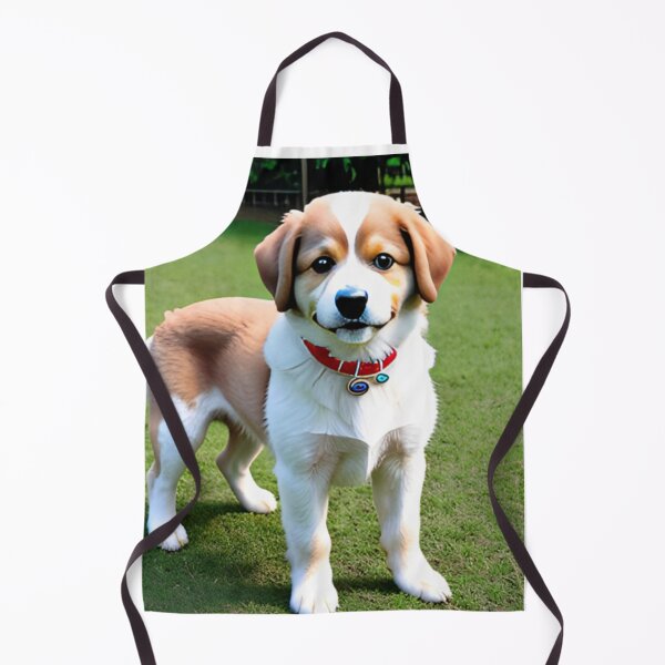 Item preview, White and brown dog designed and sold by RAISC.