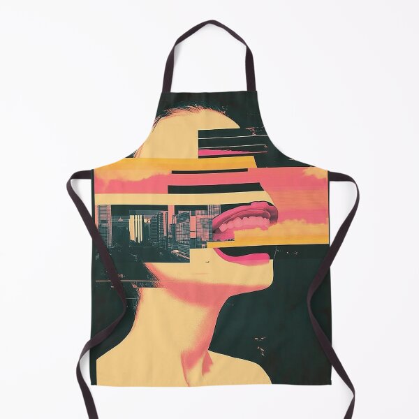 Item preview, Glitched Surreal Portrait with Urban Elements designed and sold by RobotKiller128.