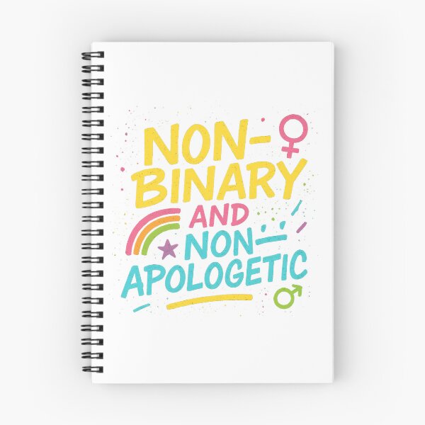 Item preview, Non-Binary and Non-Apologetic – Vibrant Pride Art designed and sold by Haus Of Sin.
