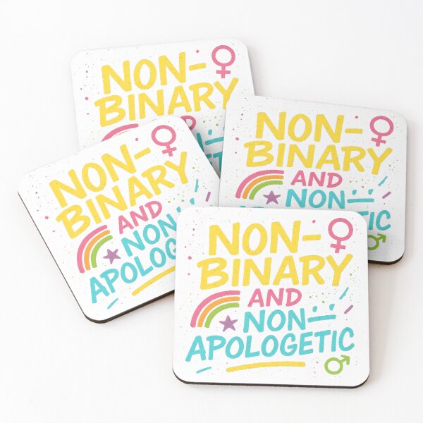 Item preview, Non-Binary and Non-Apologetic – Vibrant Pride Art designed and sold by Haus Of Sin.