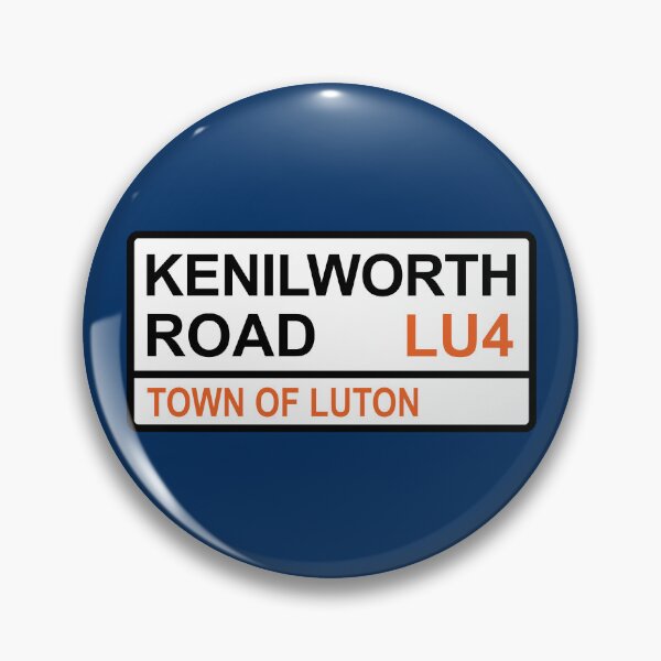 Item preview, Luton Kenilworth Road Iconic Street Sign designed and sold by DelfDesign.
