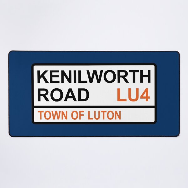 Item preview, Luton Kenilworth Road Iconic Street Sign designed and sold by DelfDesign.