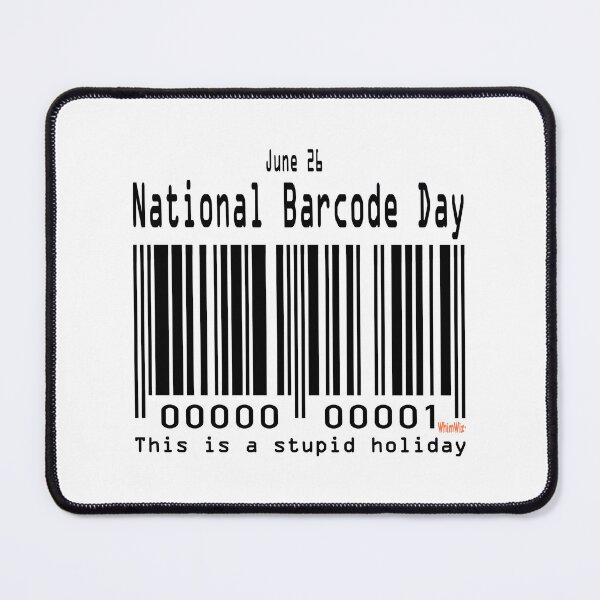 Item preview, Barcode Day - Stupid Holidays designed and sold by WhimWiz.