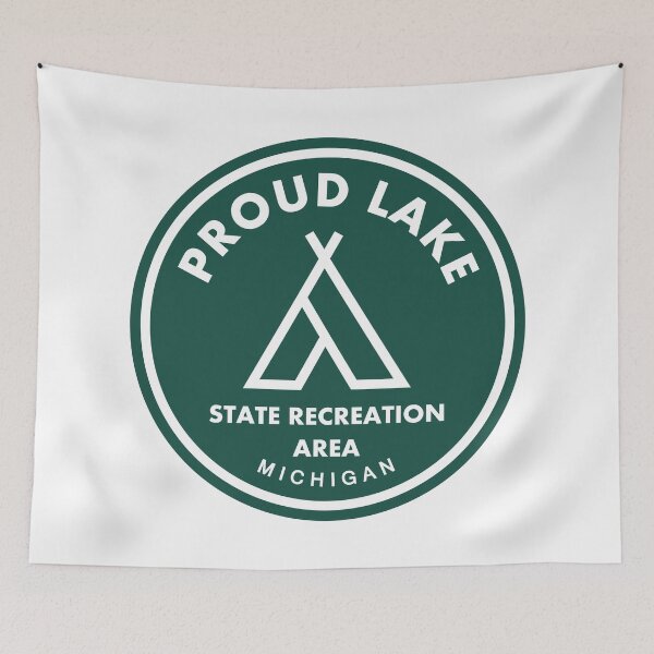 Item preview, Proud Lake State Recreation Area Michigan Tent designed and sold by bivenart.