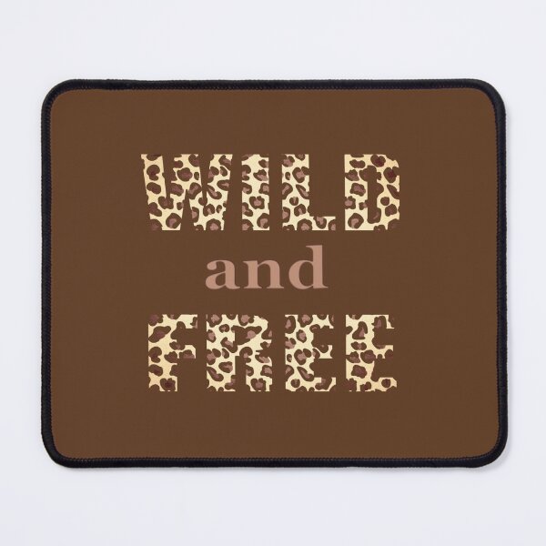 Item preview, Wild and Free Word Art in Leopard Print designed and sold by Marymarice.