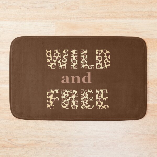 Item preview, Wild and Free Word Art in Leopard Print designed and sold by Marymarice.