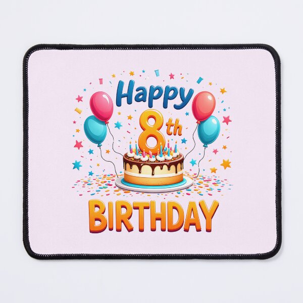 Item preview, Cute Happy 8th Birthday designed and sold by Itsheartshop.
