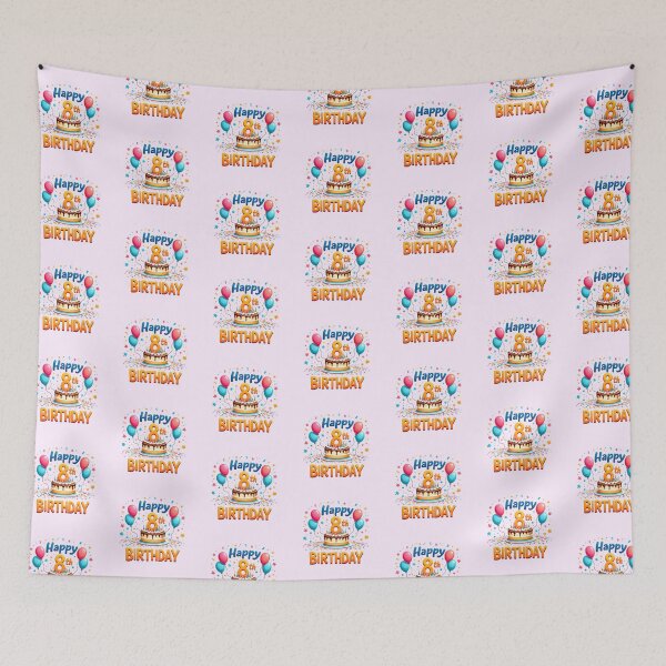Item preview, Cute Happy 8th Birthday designed and sold by Itsheartshop.