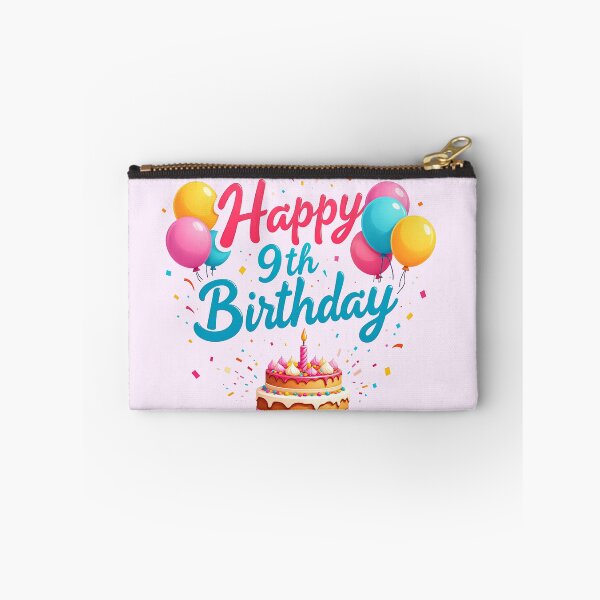 Item preview, Cute Happy 9th Birthday designed and sold by Itsheartshop.