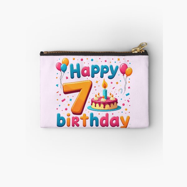 Item preview, Cute Happy 7th Birthday designed and sold by Itsheartshop.