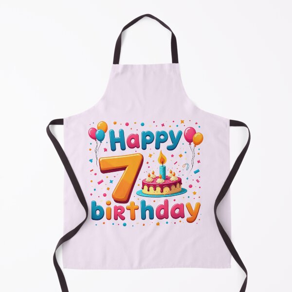 Item preview, Cute Happy 7th Birthday designed and sold by Itsheartshop.