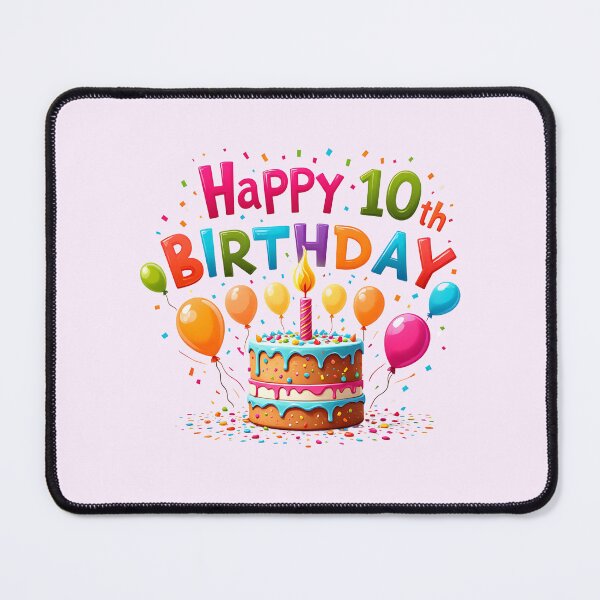 Item preview, Cute Happy 10th Birthday designed and sold by Itsheartshop.