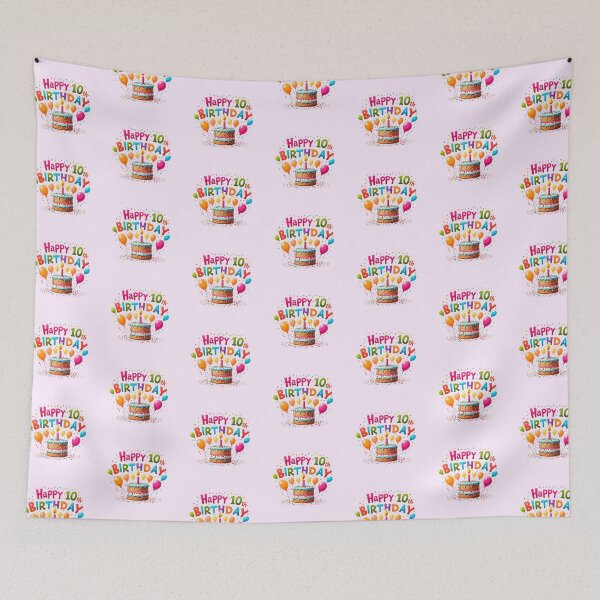 Item preview, Cute Happy 10th Birthday designed and sold by Itsheartshop.