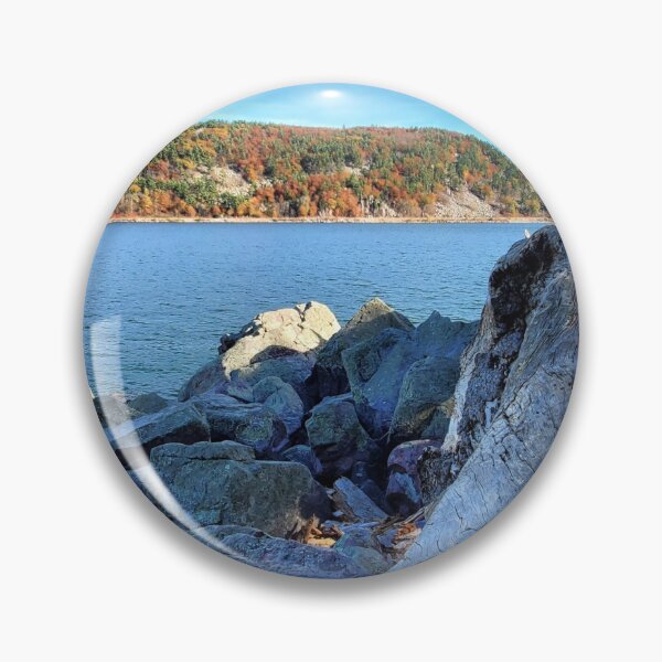 Item preview, Driftwood and Rocks Along Devil's Lake designed and sold by WilfuerM.
