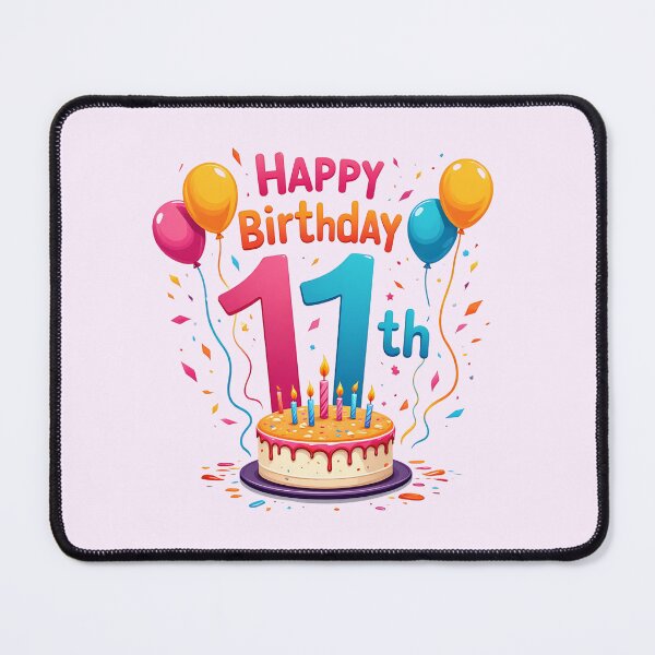 Item preview, Cute Happy 11th Birthday designed and sold by Itsheartshop.