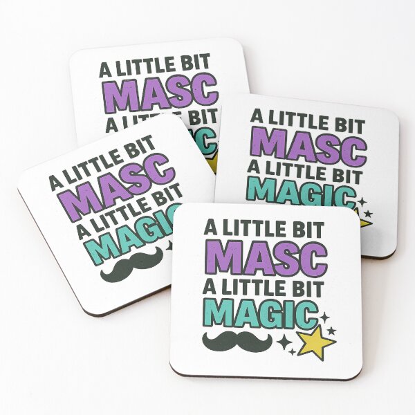 Item preview, A Little Bit Masc a Little Bit Magic – Bold Pride Art designed and sold by Haus Of Sin.