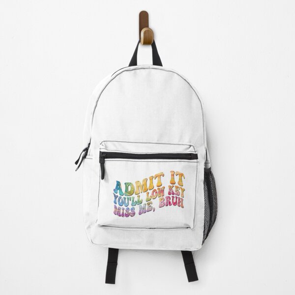 Item preview, Admit It You'll Low Key Miss Me Bruh Funny Teacher Tie Dye Design designed and sold by ZANNIX.