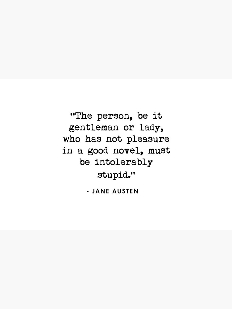 Jane Austen Good Novel Quote Laptop Skin By Alanpun Redbubble