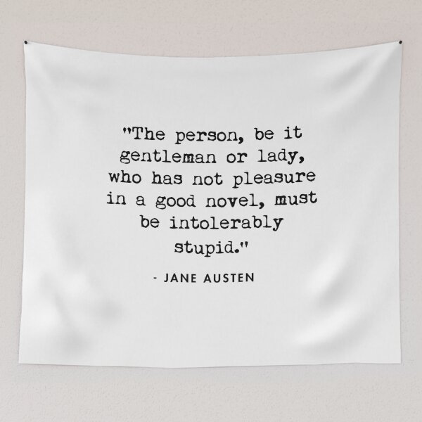 Item preview, Jane Austen Good Novel Quote designed and sold by AlanPun.