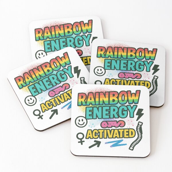Item preview, Rainbow Energy Activated – Bold Pride Art designed and sold by Haus Of Sin.
