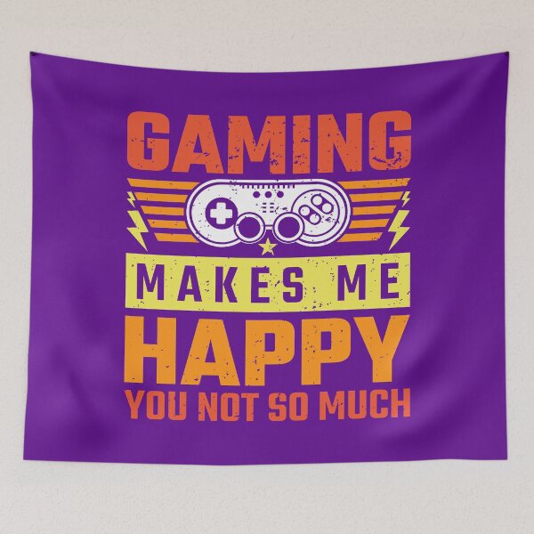 Item preview, gaming, video games, gamer, funny, geek, gaming makes me happy, games, gamer till the end designed and sold by happinesproject.